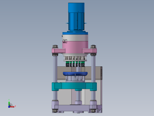 多孔钻床前视缩略图