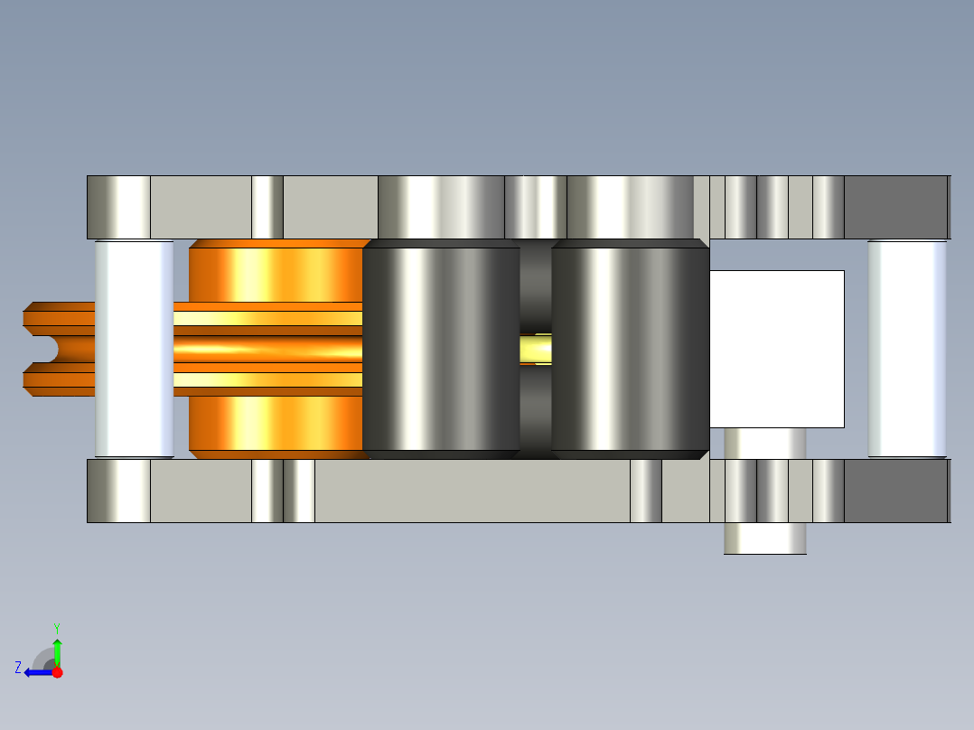 B2004627-滑线计数器右视图