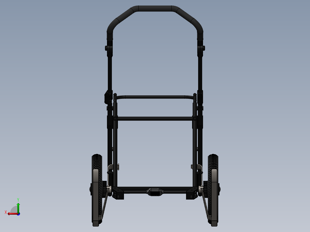 A3003704-婴儿车后视图