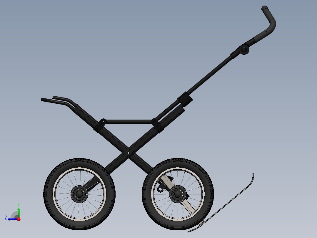 A3003704-婴儿车右视图