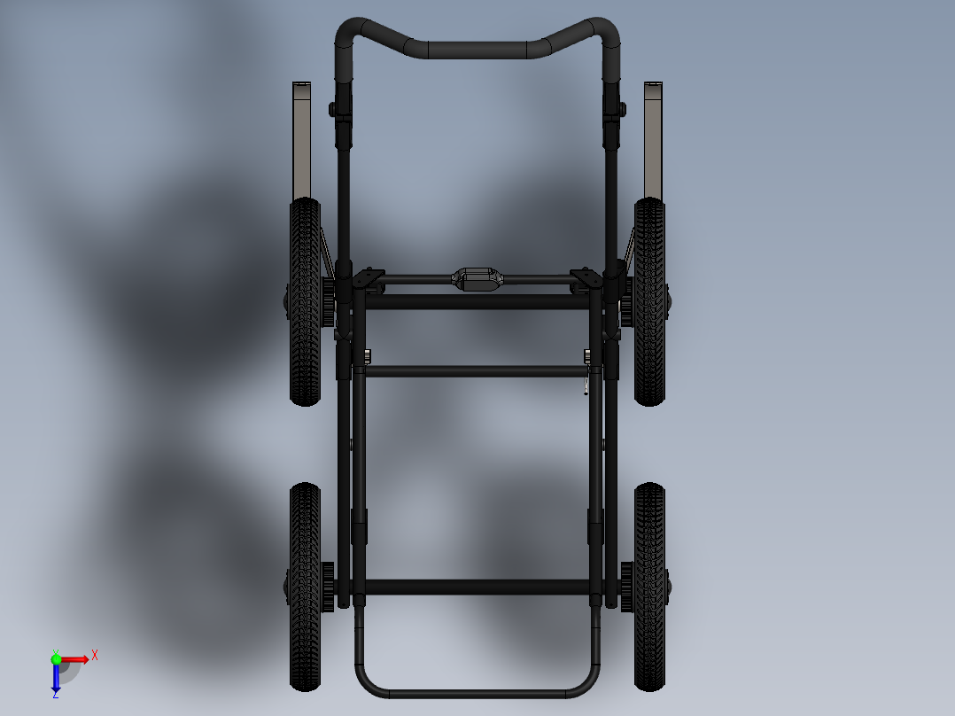 A3003704-婴儿车俯视图