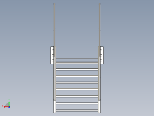楼梯梯子industrial-stairs-fabrication-1 6 STP后视缩略图