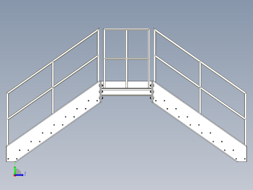 楼梯梯子industrial-stairs-fabrication-1 6 STP左视缩略图