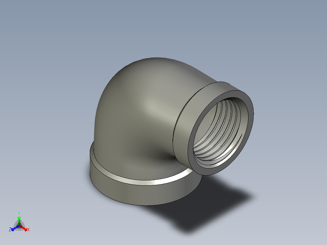 螺纹管弯头-异径内丝 DN20-DN15
