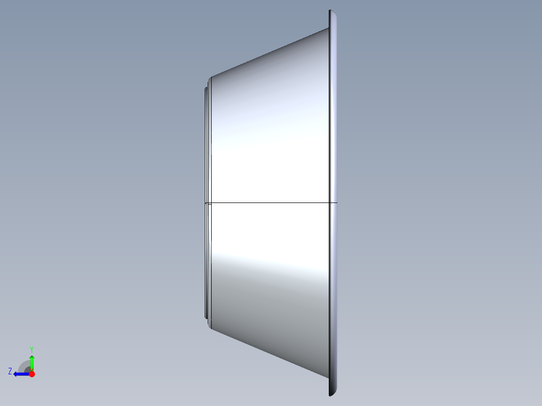 脸盆注塑模具设计右视图