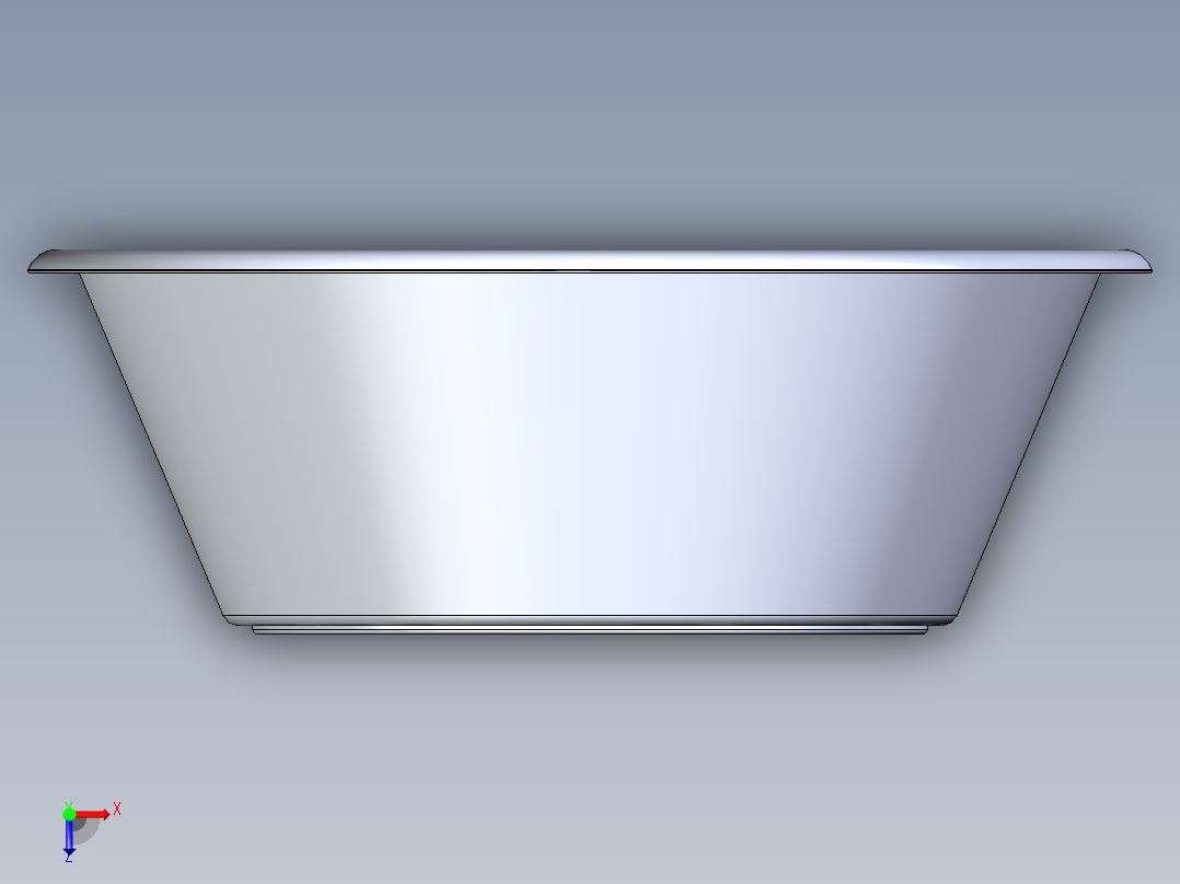 脸盆注塑模具设计俯视图