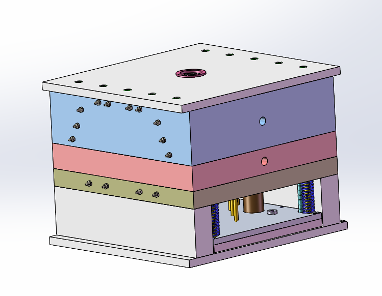 脸盆注塑模具设计