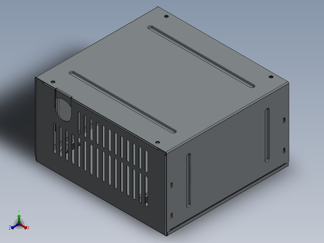 计算机电源33正等轴测图
