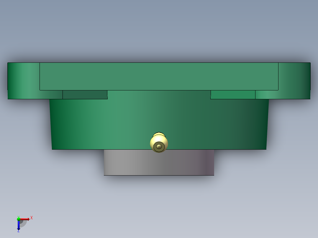 带座轴承UCF206俯视图