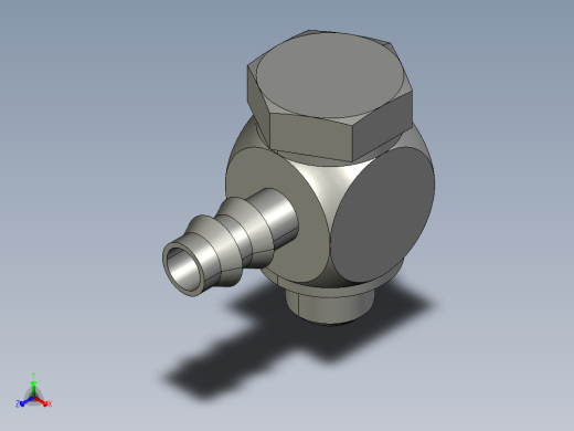 软管用倒钩接头M-3ALU-3