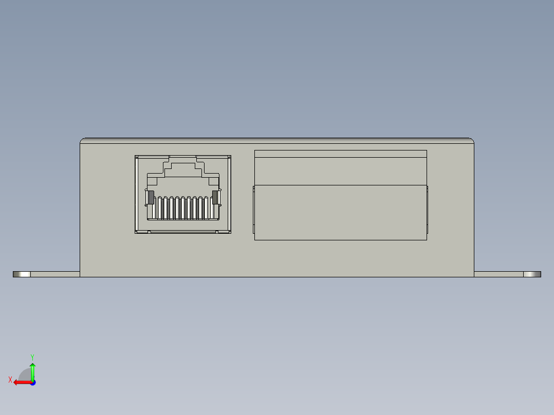 PG01可编程智能网关后视图