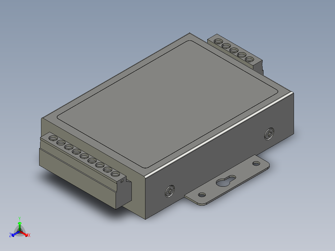 PG01可编程智能网关正等轴测图