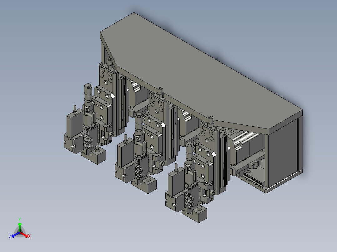 sLD三头自动喷胶阀组件2023330-1