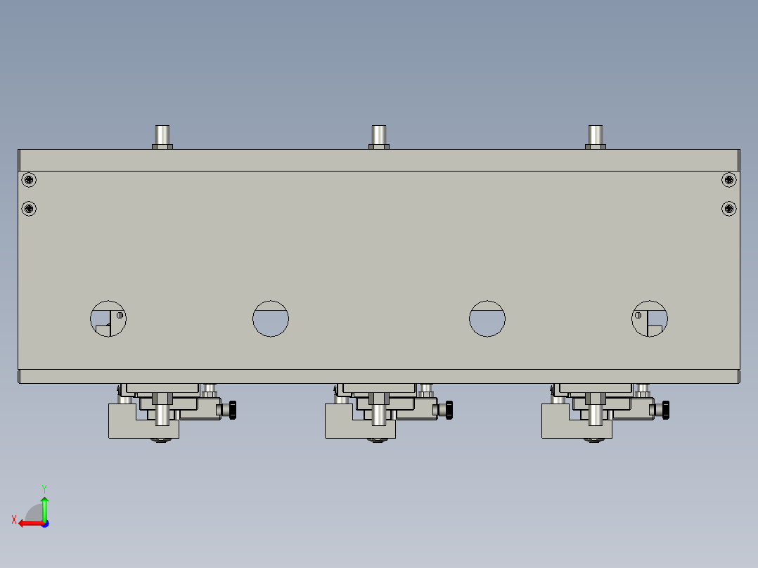 sLD三头自动喷胶阀组件2023330-1后视图