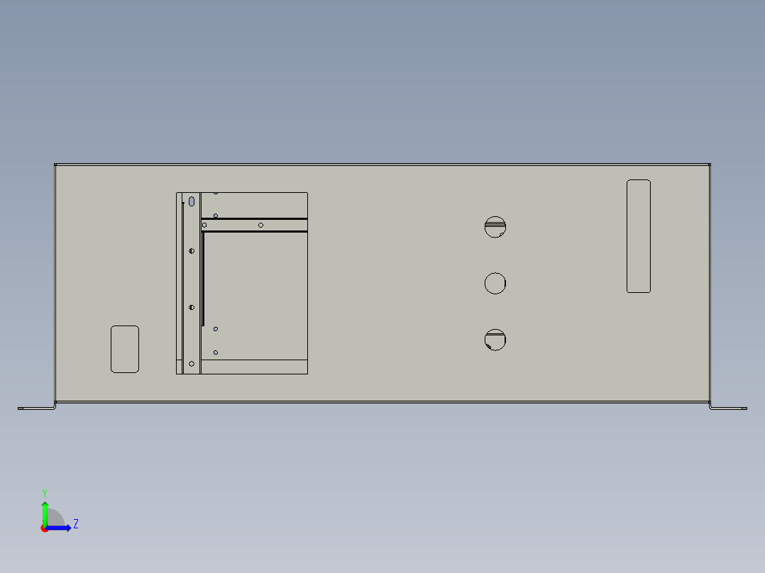 MBIII-800AK中频点焊控制器带空开右左视图