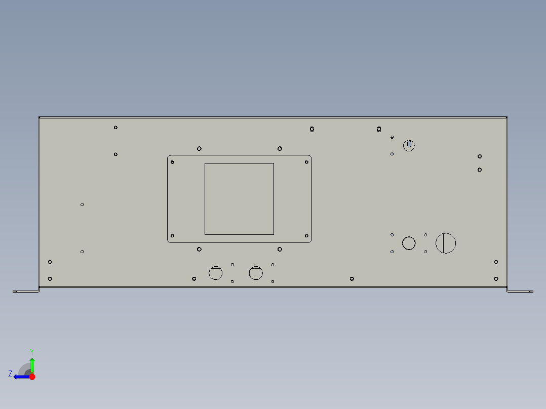 MBIII-800AK中频点焊控制器带空开右右视图