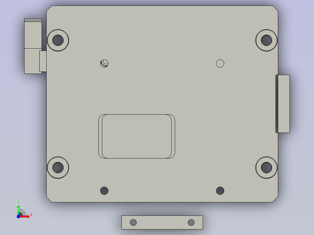 15504437端子废料裁切模组前视图