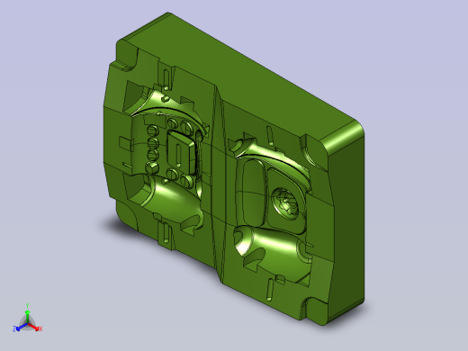 练习比亚迪工厂模具正等轴测缩略图