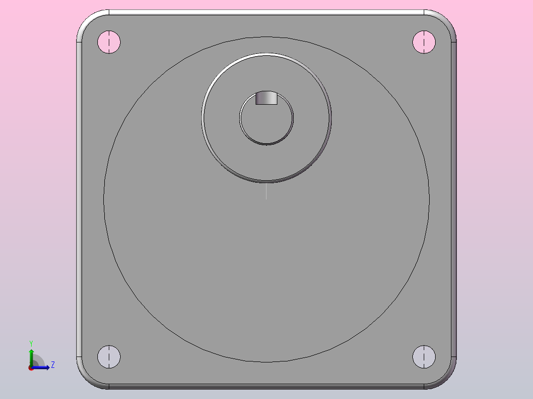 东洋电机25W-(25-300K)左视图