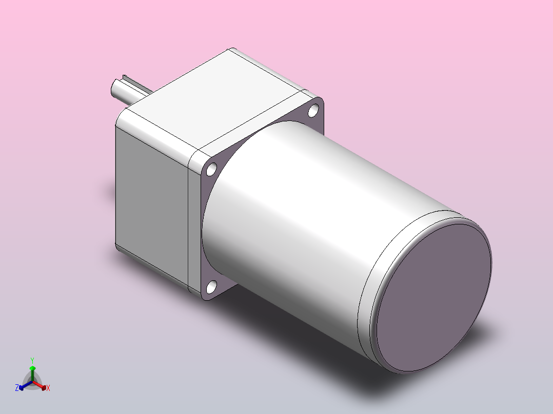 东洋电机25W-(25-300K)正等轴测图