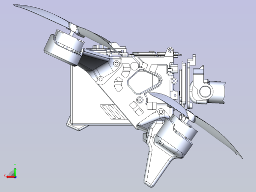 大疆FPV 3D打印机架后视缩略图