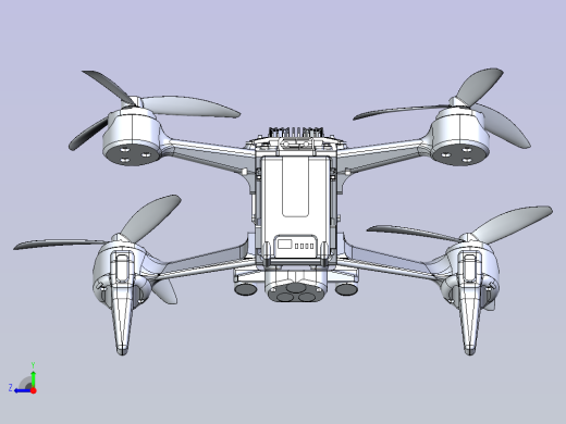 大疆FPV 3D打印机架右视缩略图