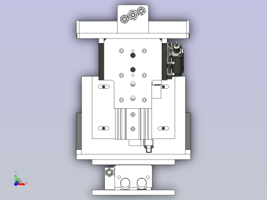 一款拆垛机3D图纸前视缩略图