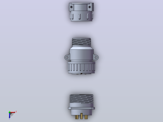P32K2Q航空插俯视缩略图