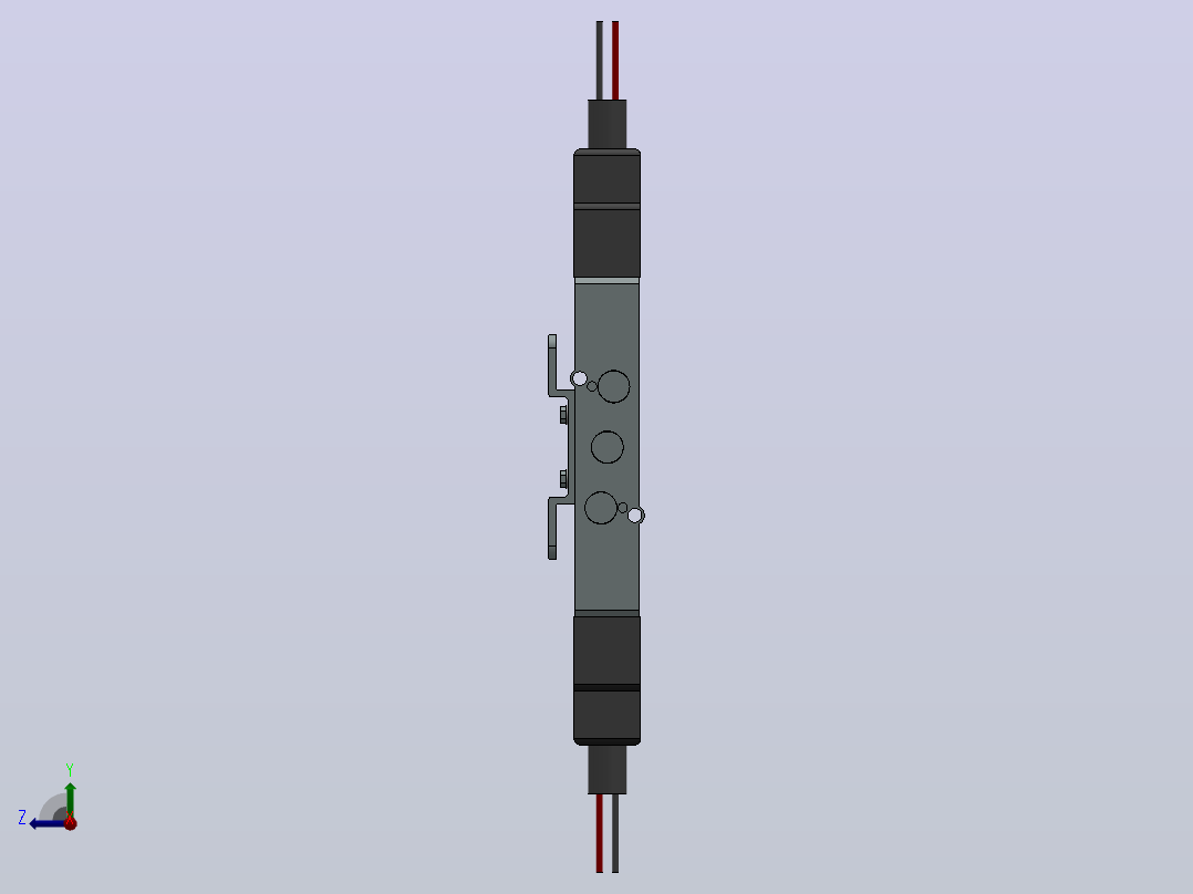 SY3320-LD-C4-6 L型插座式电磁阀[SY3320-6-LD-M5-C4-F2]右视图