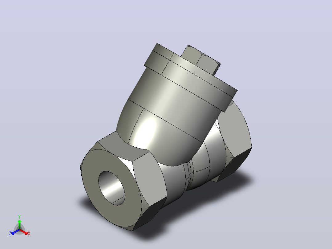 SY11C-H10～H25 Y型过滤器[25]主视图