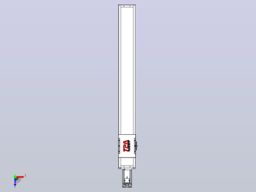 滚珠丝杠直线轴带导轨全封闭TPA-HCR-110D-1610C-L800-M-Y-P40-N3俯视缩略图