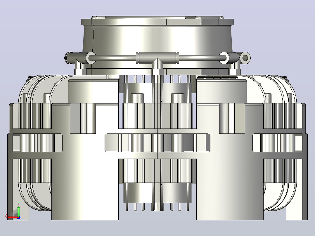 ASBR空压碟式制动器[ASBR-25X]后视图