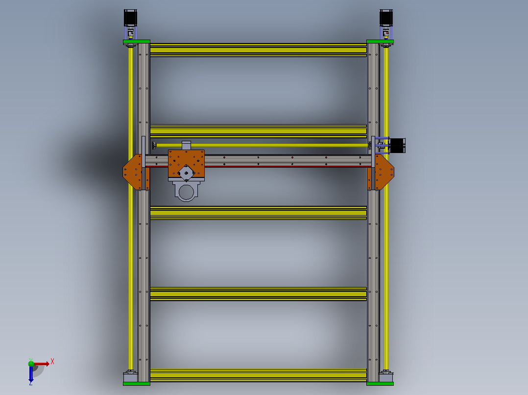 Maxi CNC 1500x1000俯视图