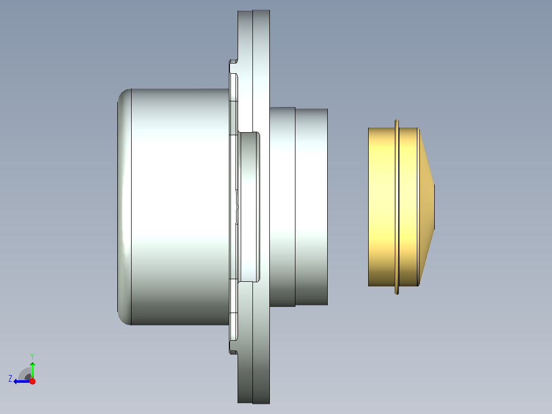 轮毂 4x100右视图