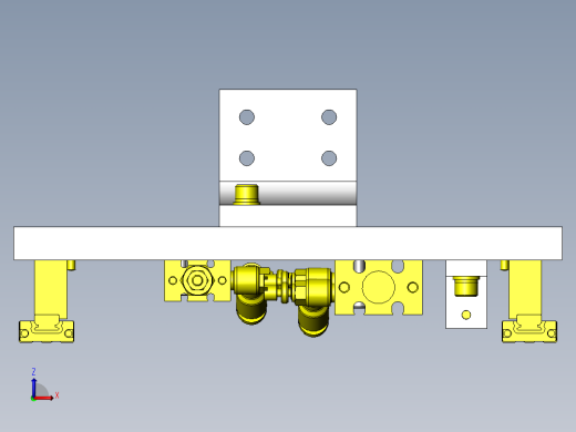 带沟槽工件的搬运手臂前视缩略图