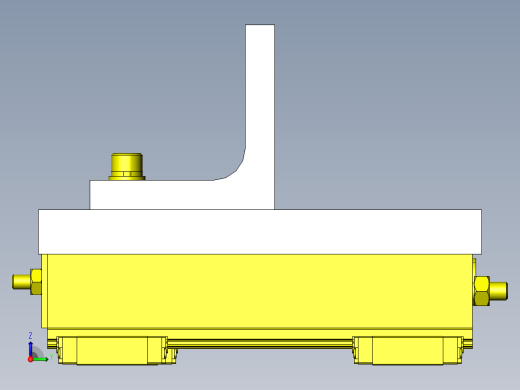 带沟槽工件的搬运手臂右视缩略图