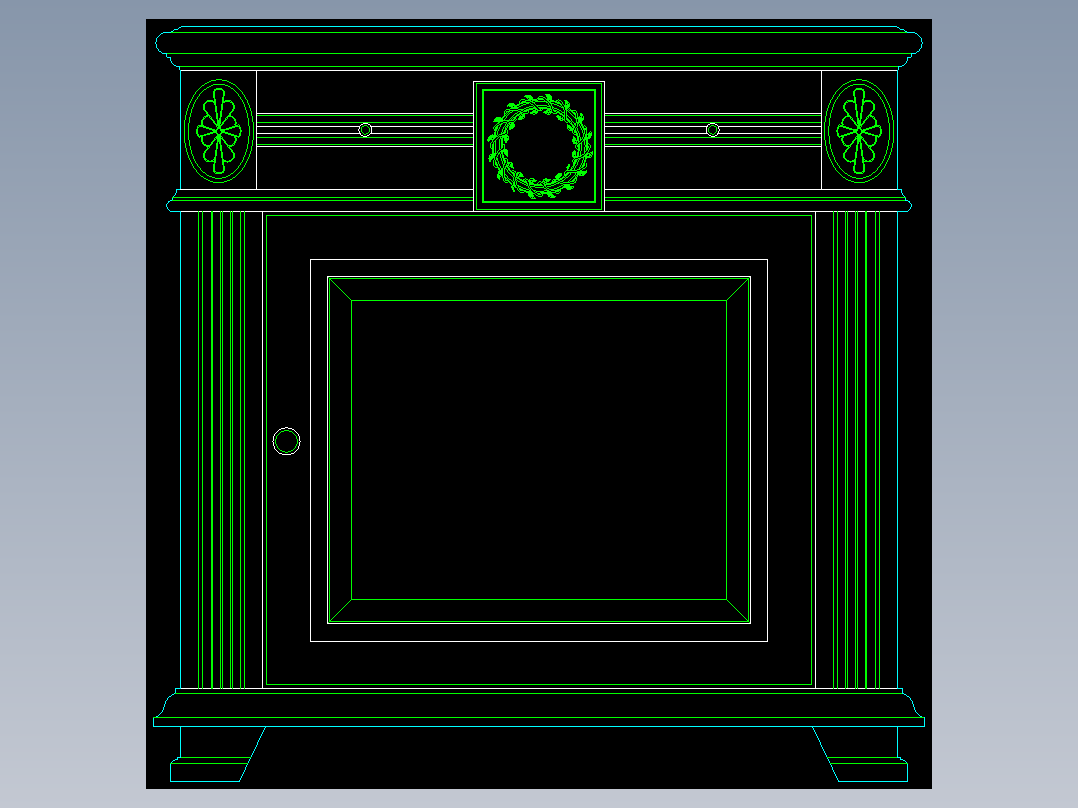 家装类CAD图块(四)-FH01027D