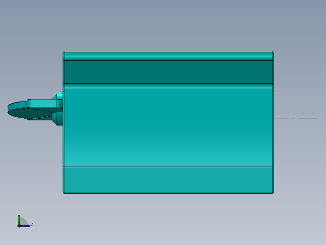 solidworks 牙膏盒左视图