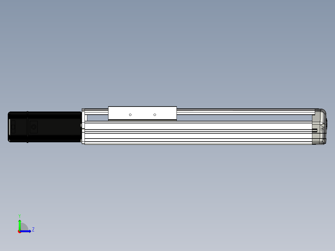 Toyo东佑达直线模组-ETH14-250-BC-400W+煞車-A2左视图