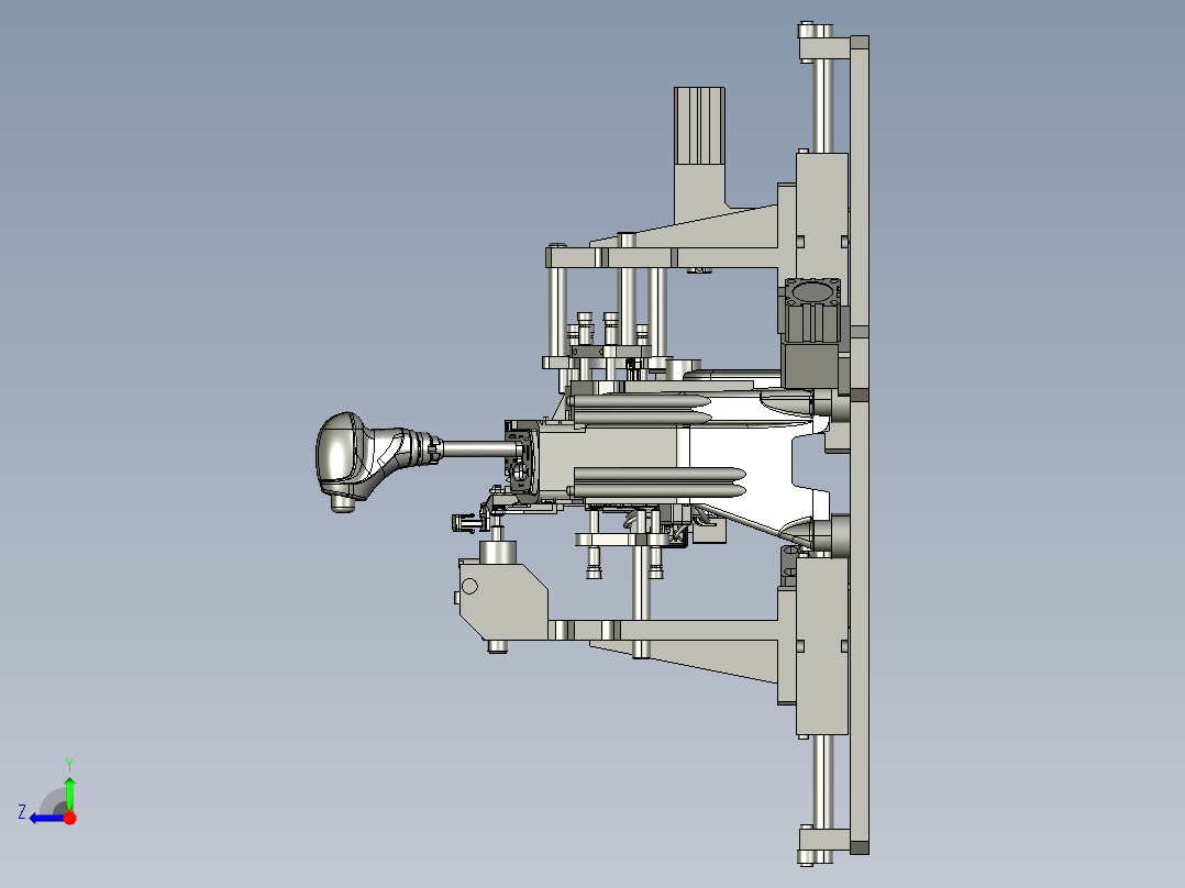 汽车排挡在线检测右视图