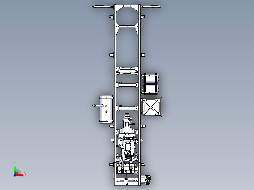 电动底盘（卡车） 150 hp前视图