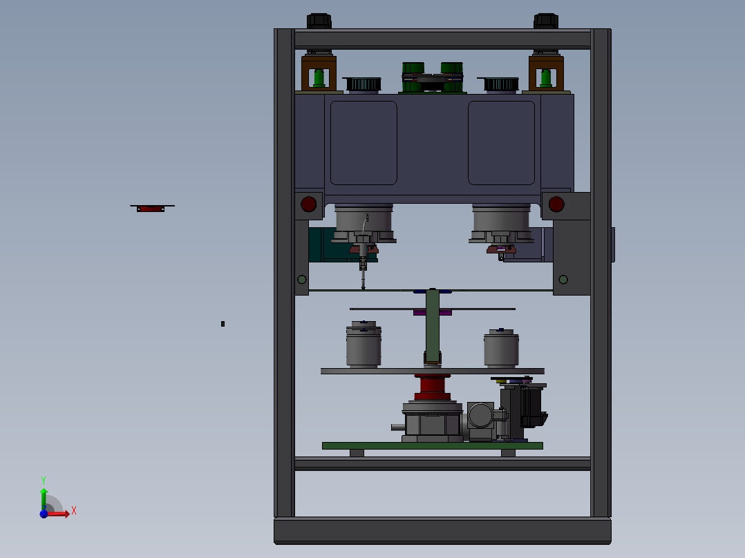 全自动电机绕线机前视图