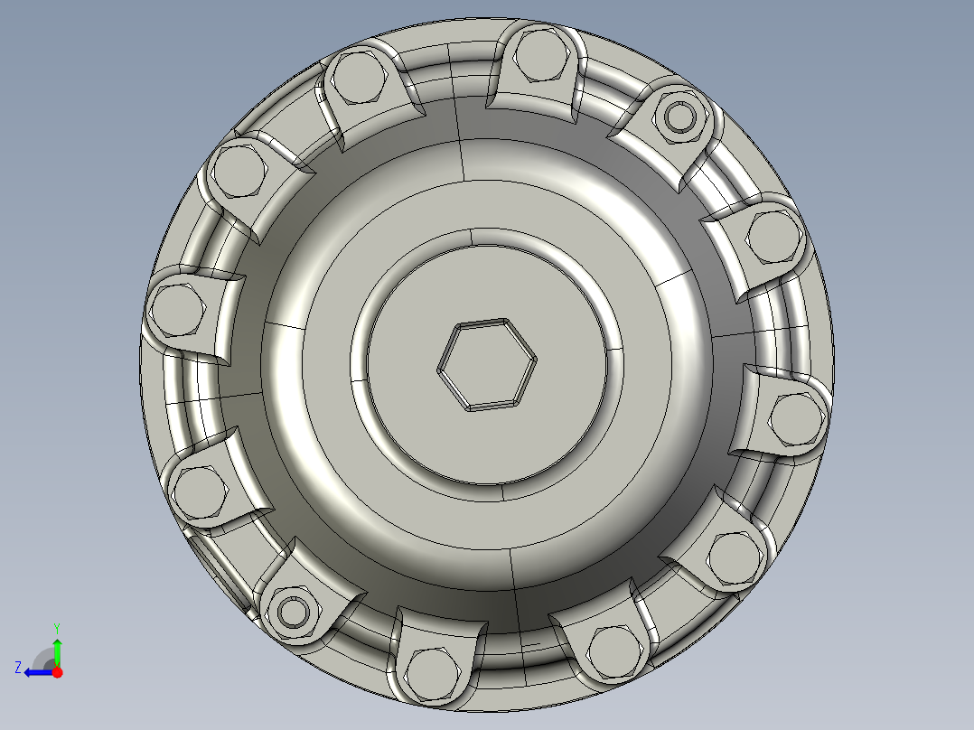 轴轮减速器右视图