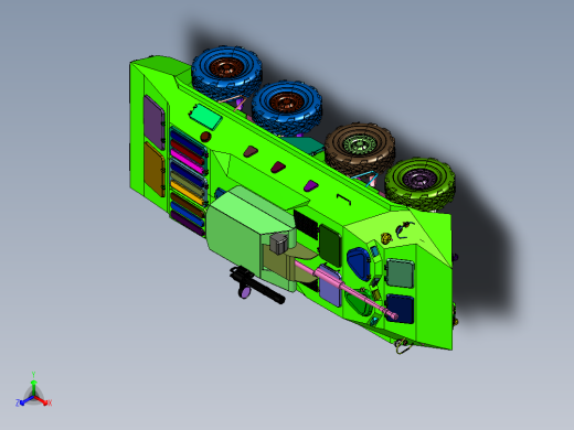 快反部队装备8X8底盘特种车