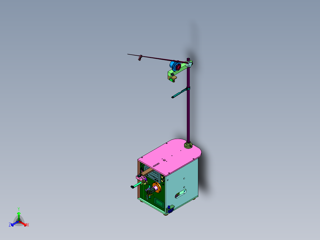 高精密半自动叠绕绕线机