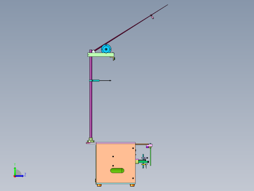 高精密半自动叠绕绕线机左视缩略图