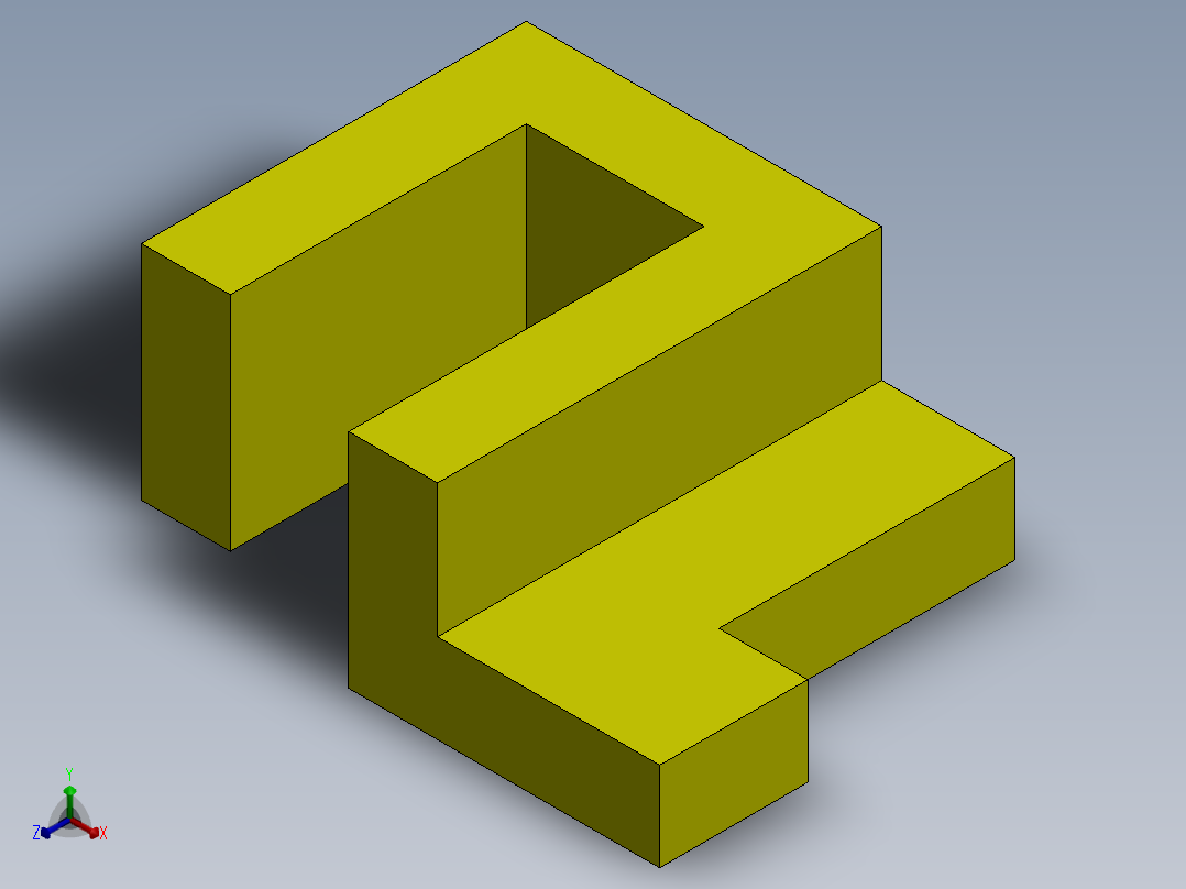 SW建模练习题-exercise 117正等轴测图