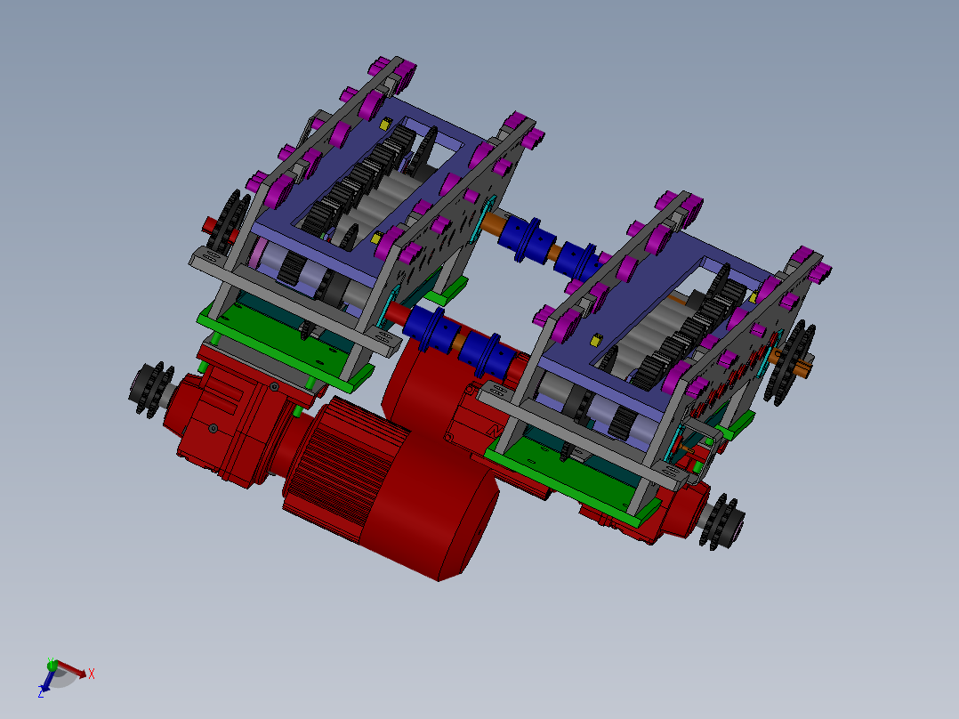 自动货叉自动伸缩货叉堆垛机货叉3D图纸 非标自动化设备3D图纸3D模型