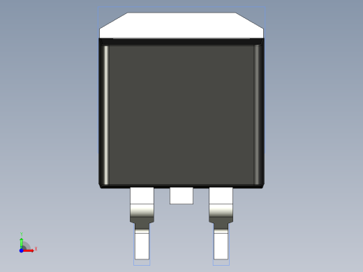 分立半导体元件封装-TO-263AB前视缩略图