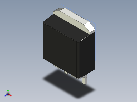 分立半导体元件封装-TO-263AB正等轴测缩略图